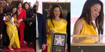 After 40 Years, Michelle Yeoh’s Name Shines on Hollywood Walk of Fame