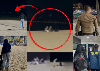 Pattaya Beach Arrest: 61-Year-Old Thai Woman Claiming Singaporean Student, Foreign Tourist Detained Over Indecency