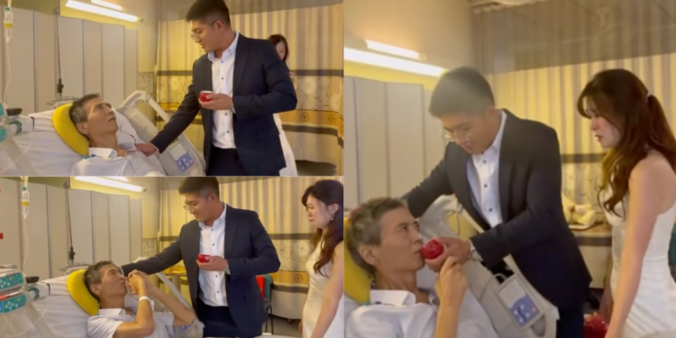 Father’s Last Dying Wish: Singapore Couple Performs Tea Ceremony in Hospital Room