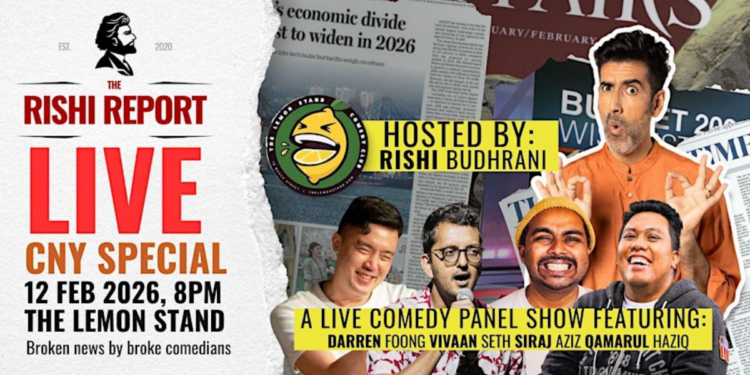 The Rishi Report LIVE! Chinese New Year Special: A LIVE Comedy Panel Show