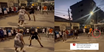 Elderly Brazilian Woman Stuns Crowd with Amazing Street Football Skills