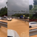 Nilai PLUS Highway Flood Forces Motorists to Break Fast in Cars
