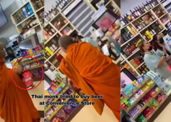 Thai Monk Criticized Online After Trying to Buy Beer at Convenience Store