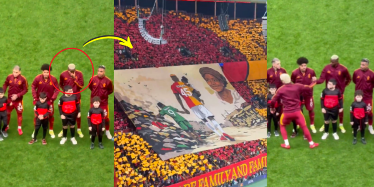 Victor Osimhen Breaks Down After Galatasaray Fans’ Tribute to His Mother