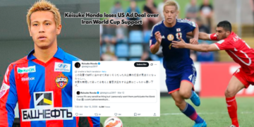 Keisuke Honda Loses US Advertising Deal After Supporting Iran in World Cup