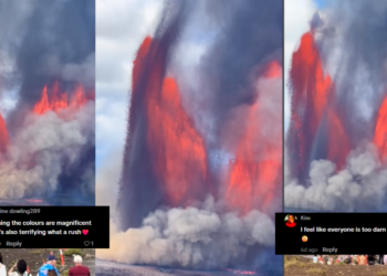Kilauea Volcano Eruption in Hawaii Sends Lava 1,000 Feet High