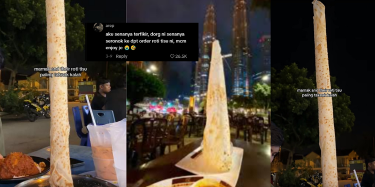 Malaysia’s Giant Roti Tisu Becomes Viral Trend
