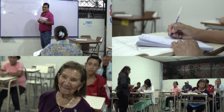 Senior year! – Meet the 94-year-old and her 71-year-old daughter going back to school under landmark El Salvador learning scheme