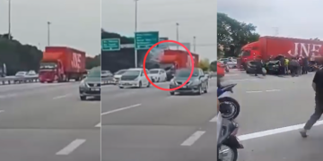 Four-Vehicle Crash Triggers Massive Nine-Kilometre Jam on Busy North-South Expressway