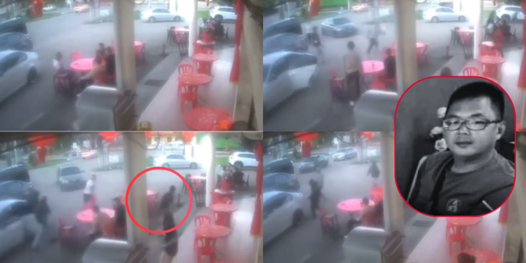 Man Rushed and Slain by Three Assailants outside Johor Restaurant