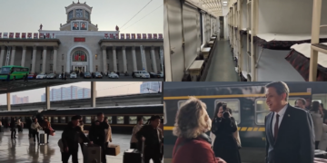 Train from China arrives in North Korea capital in landmark return to normal service