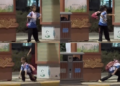 Young Student’s Quiet Tai Chi Moves at Bus Stop Catch Unexpected Attention