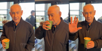 They say I’m what?! – Netanyahu laughs off viral ‘death’ hoax in a video from coffee shop