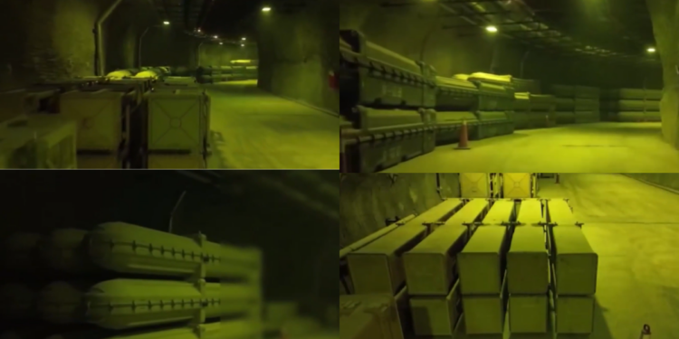 Iran’s underground base revealed – IRGC’s huge array of missiles, air defences