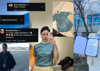 Stewardess Faces Negative ‘Plastic Face’ comments after Posting Farewell Resignation Photos