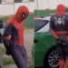 ‘Spiderman’ arrested after cops discover there’s a warrant of arrest out for him