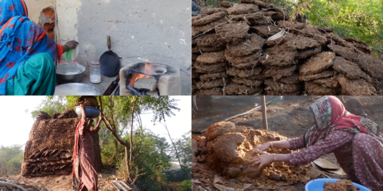 Households in Faridabad, India, are increasingly reverting to traditional cooking methods such as wood-fired stoves and ‘chulhas’.