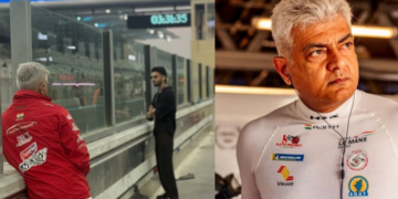 Ajith Kumar is safe in Dubai