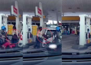 Chinese New Year Eve Robbery: Woman Dragged to Ground at Puchong Petrol Pump