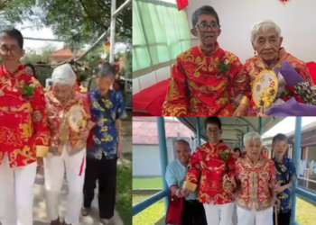 After Just Three Months of Dating, Elderly Couple Gets Married at Nursing Home