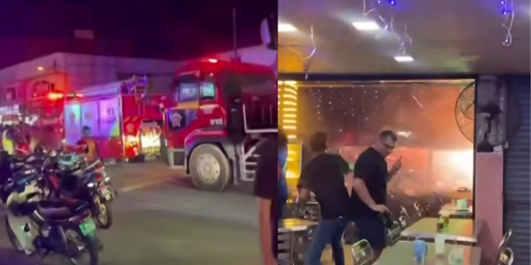 Fire Destroys 95% of Penang Fireworks Shop, No Casualties Reported