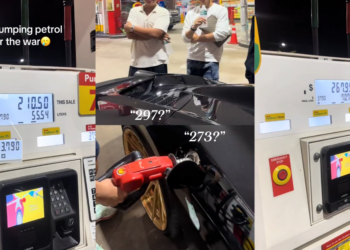 Friends Bet on Total Fuel Cost While Filling Tank in Viral TikTok Video