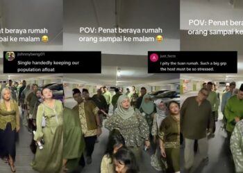 Three Generations Celebrating Raya in Singapore Late into the Night