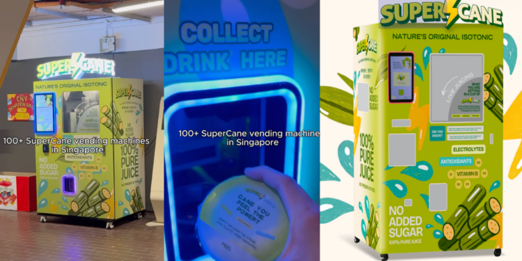 Childhood in a Cup — Singapore’s SuperCane Brings Beloved Sugarcane Juice Back Through Modern Vending Machines