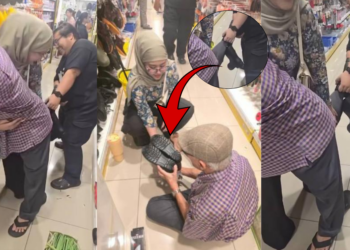 Viral Video Shows Elderly Man Struggling With Stuck Boot in Store