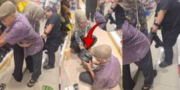 Viral Video Shows Elderly Man Struggling With Stuck Boot in Store