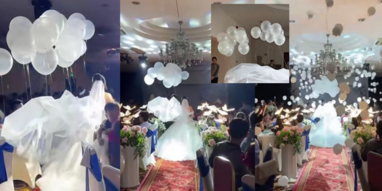 Wedding Chiffon Balloons: Sparkly Decor for a Memorable Day