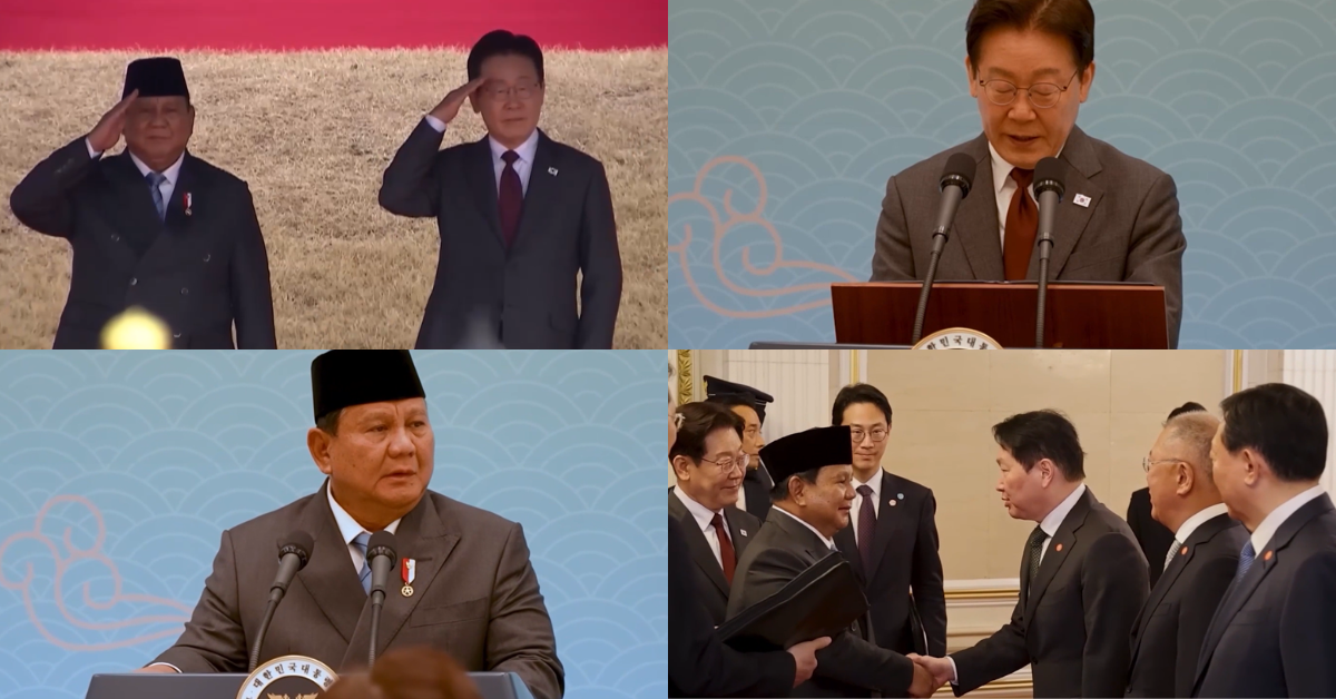 ROK’s Lee Jae-myung and Indonesia’s Prabowo Strengthen Energy Ties Amid Middle East Escalation, Pledging to Rise Together as Global Maritime Powers