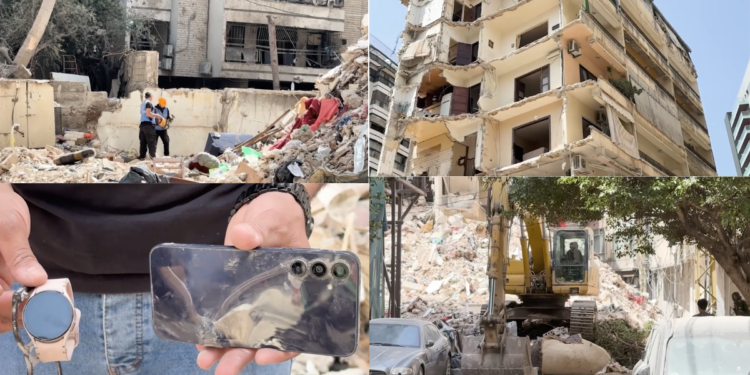 Brother Searches Daily Beirut Ruins for Missing Sister After Deadly Israeli Strike