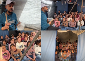 Tent Choir Brings Hope and Joy to Displaced Children in the Gaza Strip