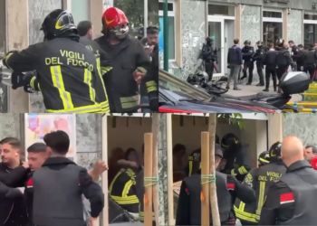 The Italian job – 25 hostages freed as SWAT storm Naples bank after robbers ESCAPE through underground tunnel