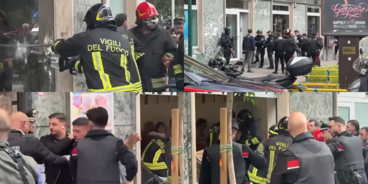 The Italian job – 25 hostages freed as SWAT storm Naples bank after robbers ESCAPE through underground tunnel