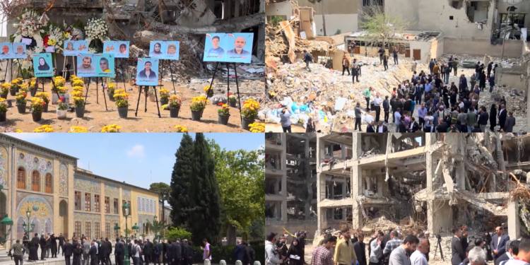 Diplomats survey Tehran damage after US-Israeli strikes on civilian and historic sites