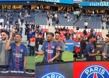 Indian Song Tiger Hukum Makes History At Paris Saint-Germain Football Match