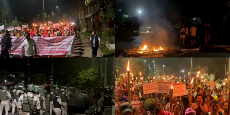 ‘We want our peace back’ – Clashes erupt as crowds demand justice after two children killed in Manipur bomb attack