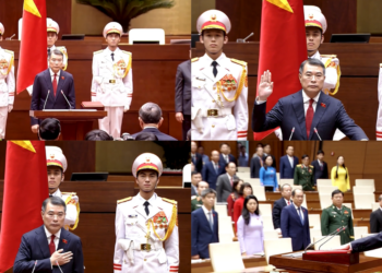 Head of the Party Central Committee’s Organisation Commission Le Minh Hung was sworn in as Vietnam’s Prime Minister