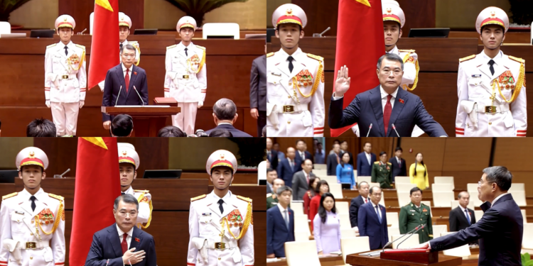 Head of the Party Central Committee’s Organisation Commission Le Minh Hung was sworn in as Vietnam’s Prime Minister