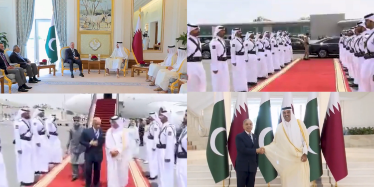 Doing the rounds – Emir of Qatar welcomes Pakistan’s Sharif in Doha as high-stakes mediation tour continues