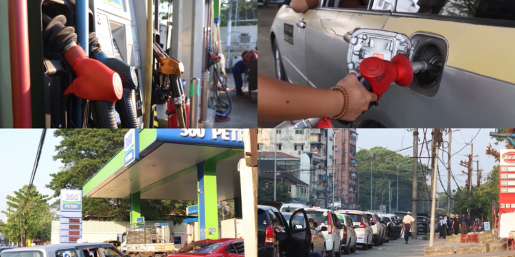 Motorists vent frustration as Myanmar imposes strict rationing amid global energy crisis