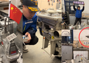 Passionate Welder Crafts Stunning Handmade Steel Aircraft Carrier That Amazes Viewers Worldwide