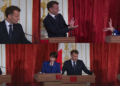 French president can’t resist Dragon Ball ‘Kamehameha’ with Japanese PM