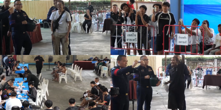 Thai conscription lottery draws tears and cheers as young men face fate