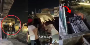 Well-intentioned rescue attempt in Malaysia leads to fatal car plunge into a drain