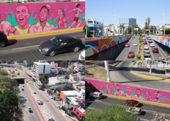 Anime-inspired murals of Lionel Messi and legends unveiled in Guadalajara before World Cup