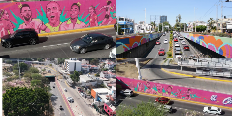 Anime-inspired murals of Lionel Messi and legends unveiled in Guadalajara before World Cup