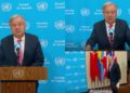 Guterres urges ‘leaders’ to ‘choose dialogue over destruction’ amid fifth week of Middle East crisis